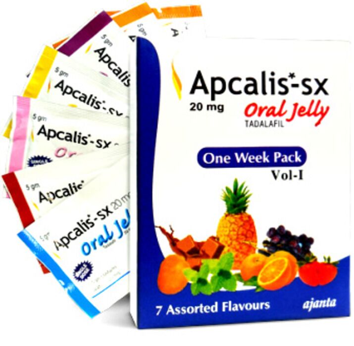 Apcalis SX 20mg Oral jelly x7 sachets Apcalis SX 20mg Oral jelly x7 sachets